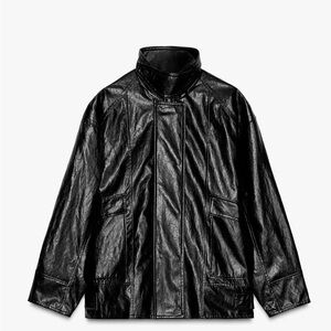 Zara faux leather ZW collection